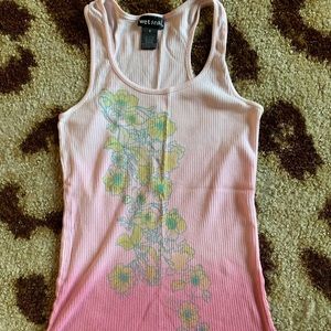 Pink racer back tank